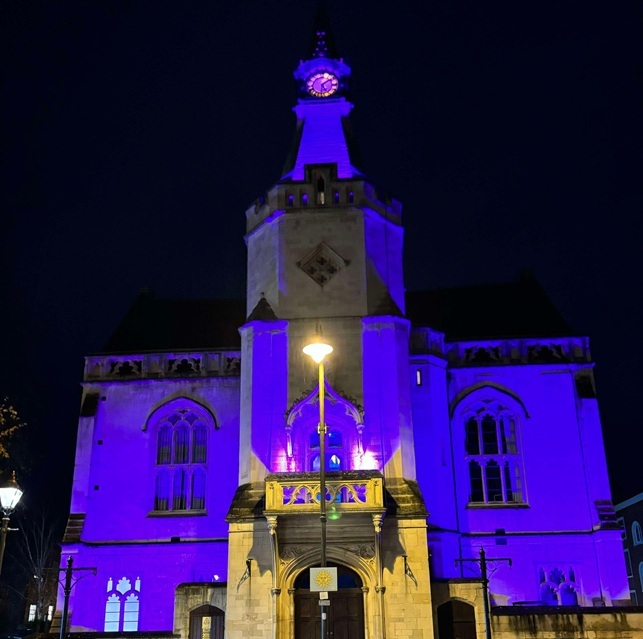 Banbury Town Hall - Pancreatic Cancer Awareness 2024