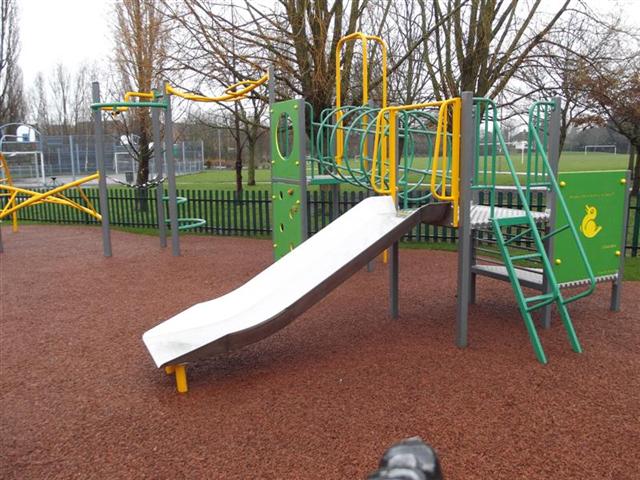 New equipment in play area